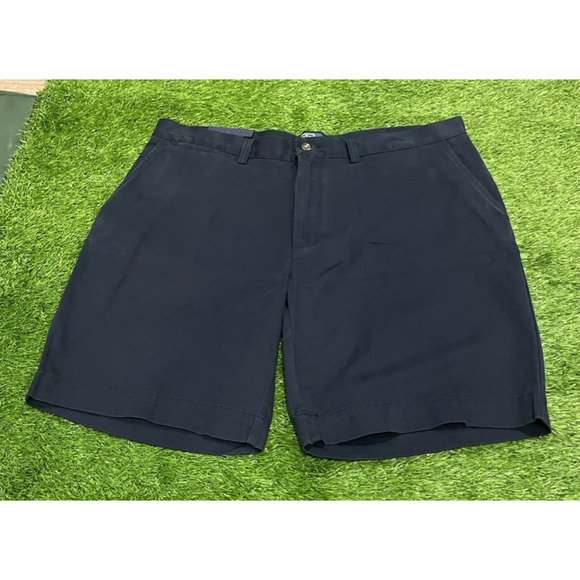 Polo Ralph Lauren Men's New Prospect Shorts Flat Front Weathered Navy 38 9" - Picture 1 of 8